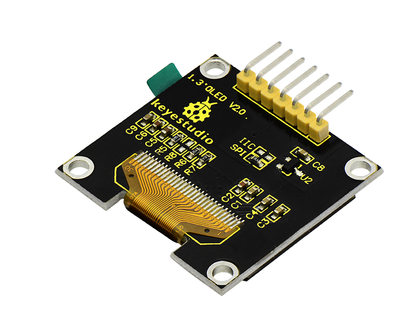 IIC SPI 1.3" 128x64 OLED V2.0 Graphic Display