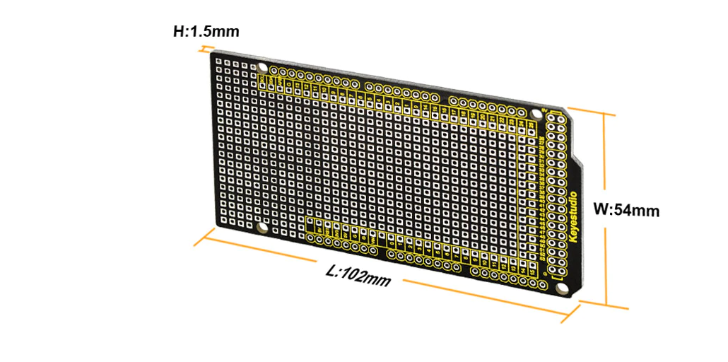 10 PCS Prototype PCB for Arduino MEGA 2560 R3
