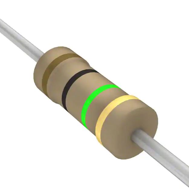 1 MOhms ±5% 0.25W, 1/4W Through Hole Resistor (Pack of 10)