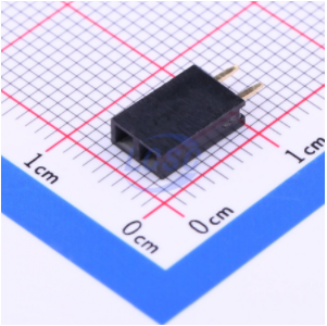 LCSC (2.54mm) Straight 1x2P 2 1 Plugin,P=(2.54mm) Female Headers ROHS