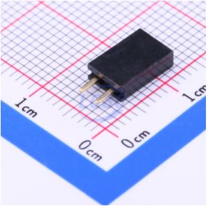 LCSC (2.54mm) Straight 1x2P 2 1 Plugin,P=(2.54mm) Female Headers ROHS
