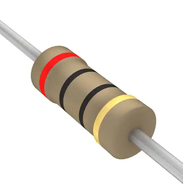 DIGI-KEY 20 OHM ±5% 0.25W, 1/4W Through Hole Resistor (Pack of 10)