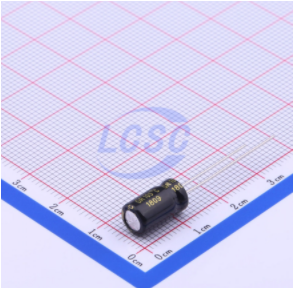 LCSC 220uF 16V (2.5mm) ±20% Radial Aluminum Electrolytic Capacitors