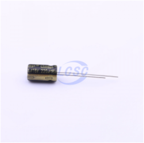 LCSC 220uF 16V (2.5mm) ±20% Radial Aluminum Electrolytic Capacitors