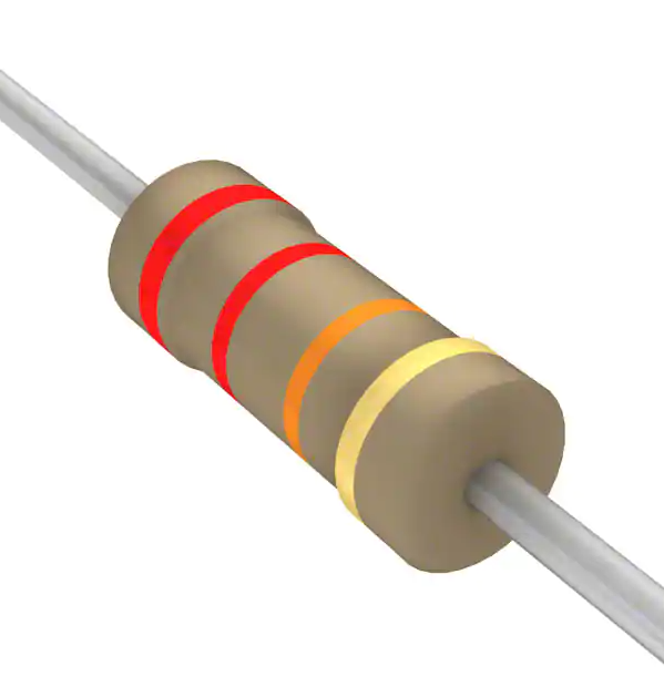 DIGI-KEY 22K OHM ±5% 0.25W, 1/4W Through Hole Resistor (Pack of 10)