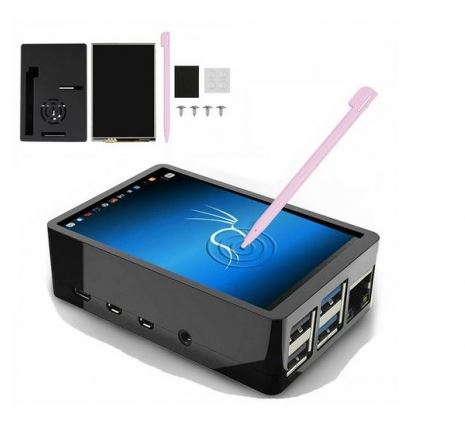 3.5 Inch LCD Display Touch Screen Monitor, Case and Pen for Raspberry Pi 4/4B