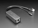 POE to 5V DC Power Over Ethernet 48V To 5V 12W Active POE Splitter Micro USB Plug for Raspberry Pi IP CAMERA 5V Micro USB