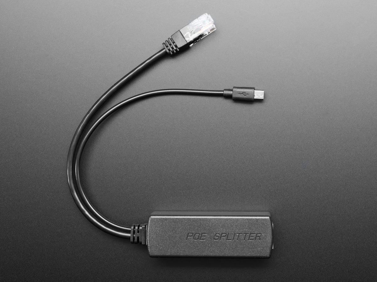 Micro USB Active POE Splitter – 48V To 5V 2A, Powers Raspberry Pi 3 Board Via Ethernet