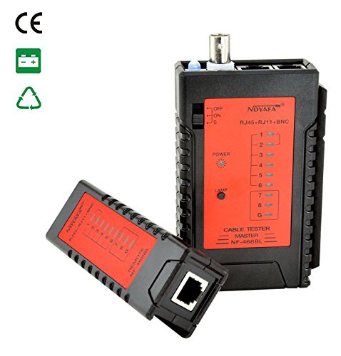 Cable tester for UTP/STP RJ11/RJ45 and BNC