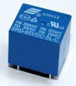 SRD-5VDC-SL-SC General Purpose Non Latching 5VDC SPDT 10A Through Hole Relays