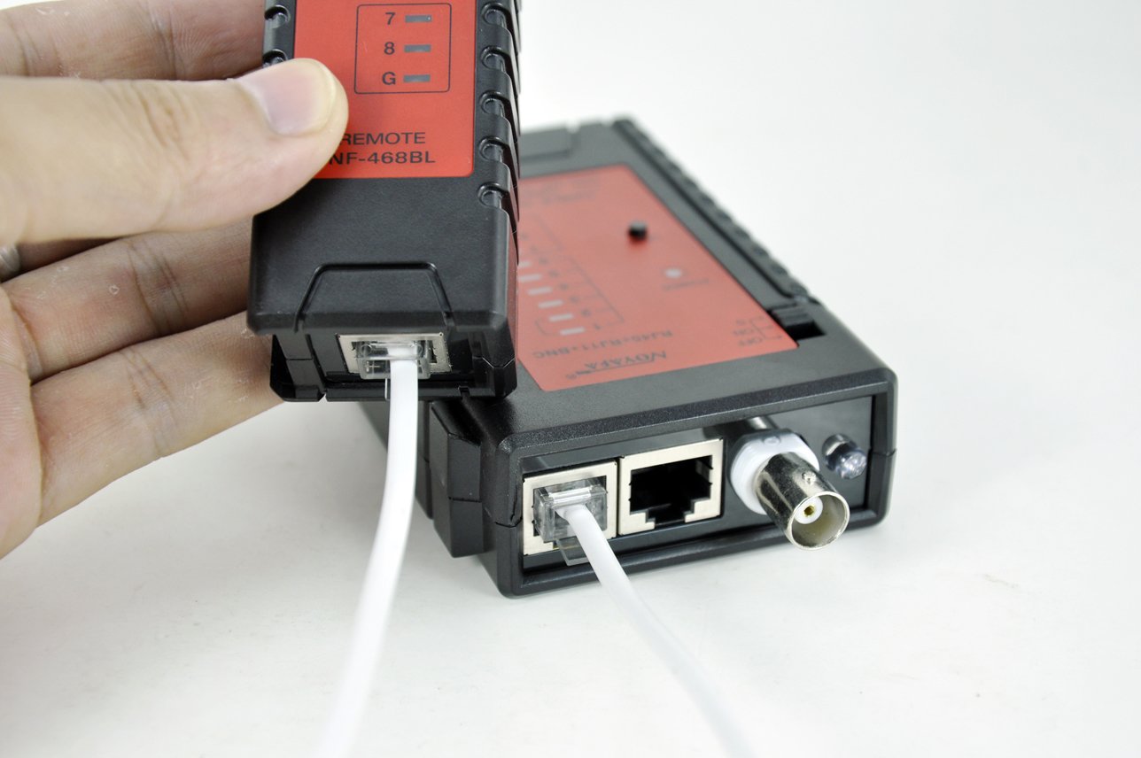 Cable tester for UTP/STP RJ11/RJ45 and BNC