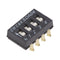 DIP-SWITCH; Poles number: 4; ON-OFF; 0.025A/24VDC; Pos: 4