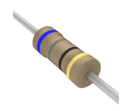 DIGI-KEY 68 OHM 5% 1/4W Axial Resistors (Pack of 10)