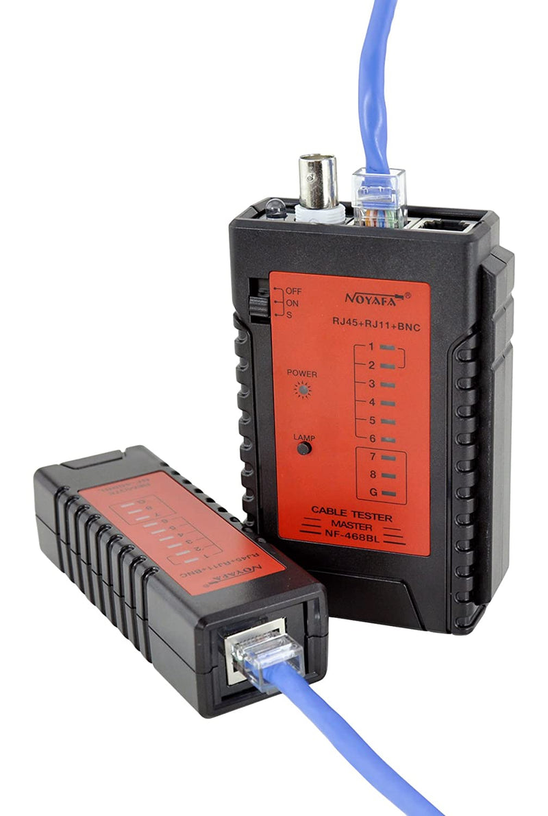 Cable tester for UTP/STP RJ11/RJ45 and BNC