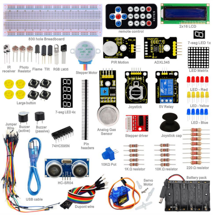 KEYESTUDIO Advanced Study Kit with UNO R3