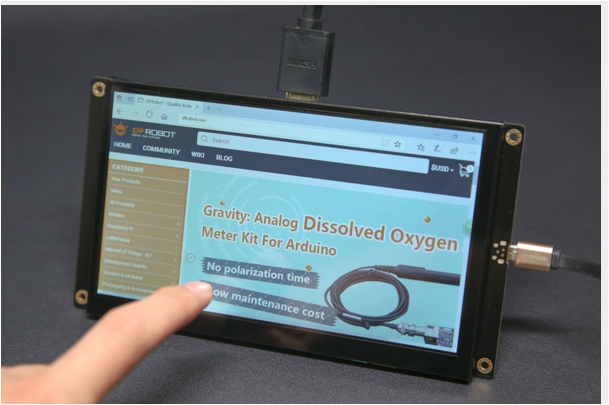 7'' HDMI Display with Capacitive Touchscreen