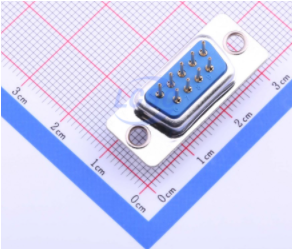 9 Female D-Sub Straight 2 3A -50℃~+105℃ Plugin D-Sub/DVI/HDMI Connectors ROHS