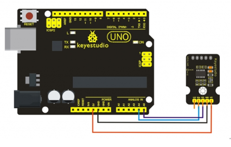 3-Axis Acceleration Module Accelerometer Gravity Tilt Module
