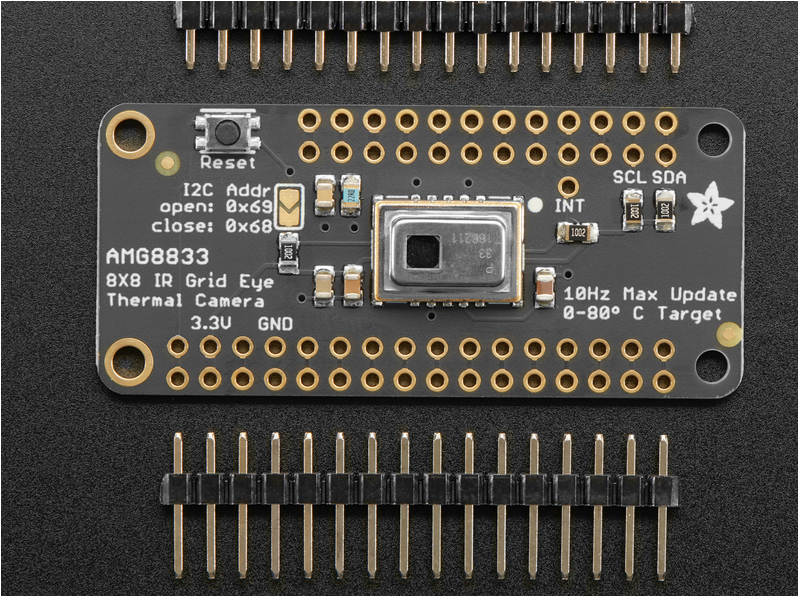 ADAFRUIT AMG8833 IR Thermal Camera Feather Wing