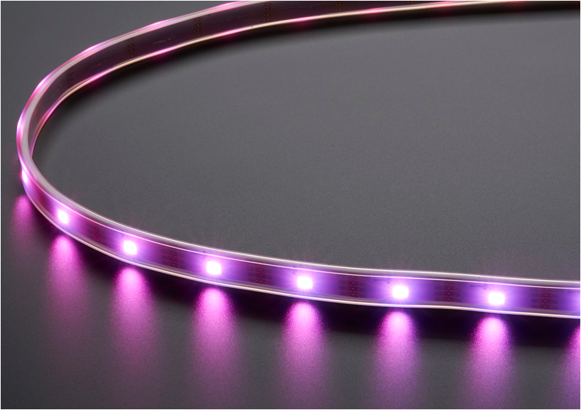Adafruit DotStar Digital LED Strip - White LED - Per Meter - WHITE