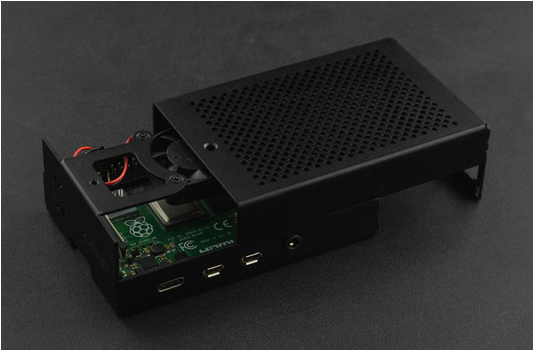 Aluminum Case for Raspberry Pi 4 (with Heatsink & Fan)
