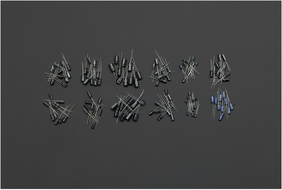 DFROBOT Aluminum Electrolytic Capacitor (Pack-100 PCS)