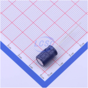 LCSC 330uF (8mm) 25V Radial Leaded Aluminum Electrolytic Capacitors