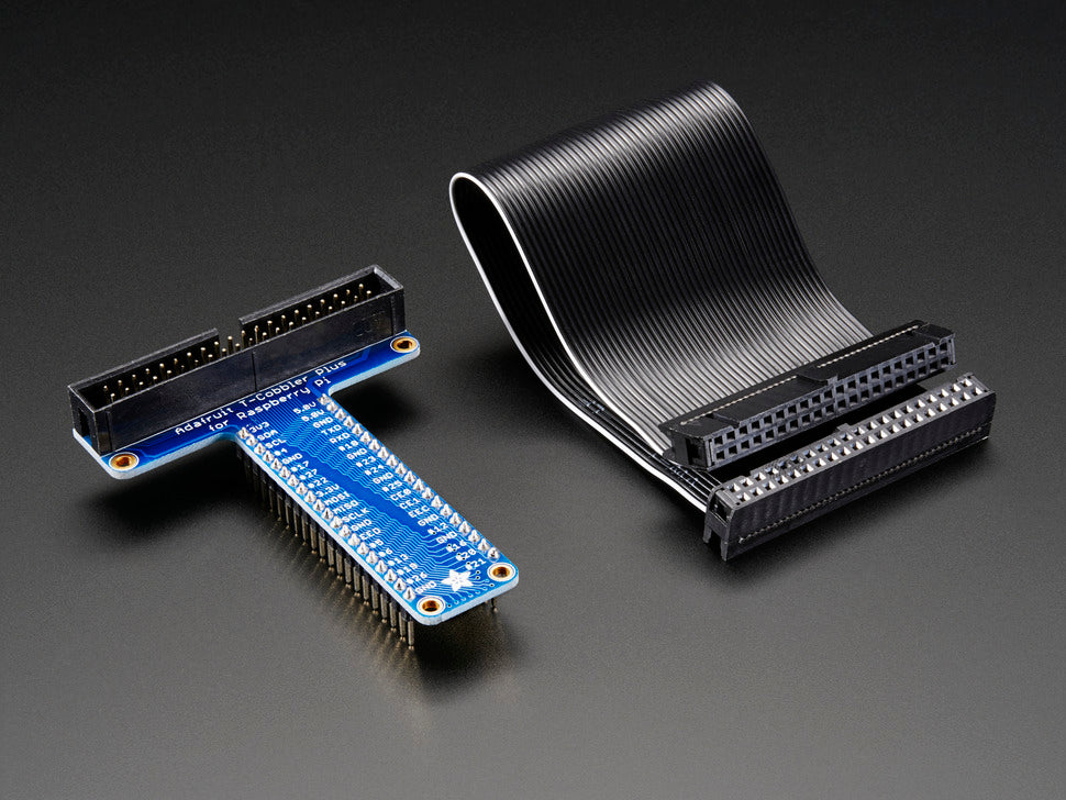 ADAFRUIT Assembled Pi T-Cobbler Plus - GPIO Breakout - Pi A+, B+, Pi 2/3/4, Zero
