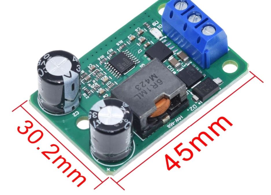 DC-DC buck 9-35V to 5v 5Amp step down synchronous power supply board