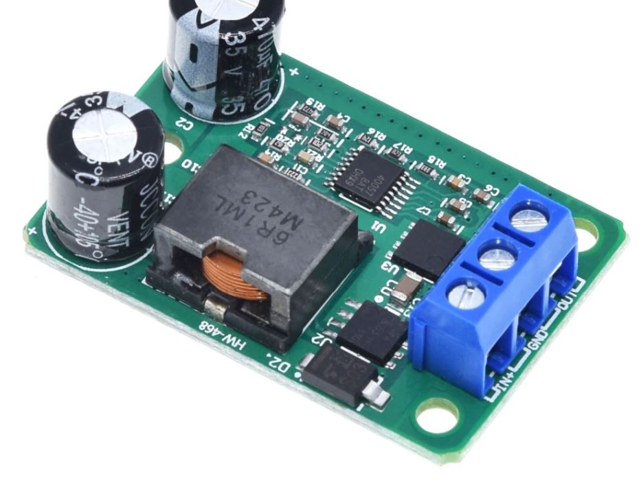 DC-DC buck 9-35V to 5v 5Amp step down synchronous power supply board
