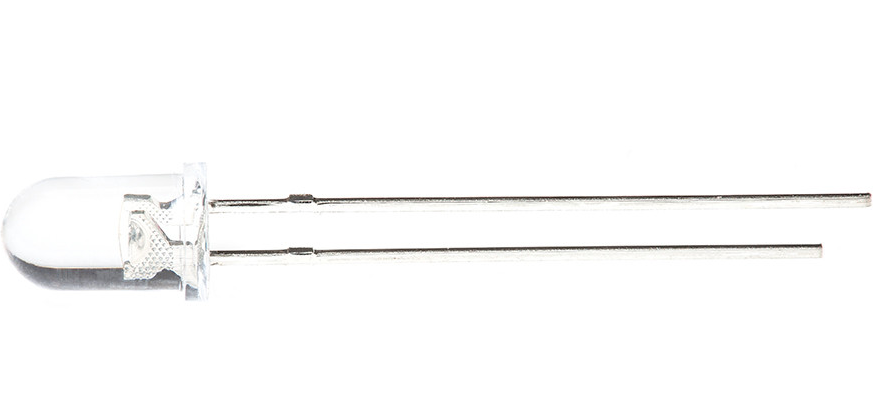 28mm LEG, 5mm Clear LED (Pack of 10)