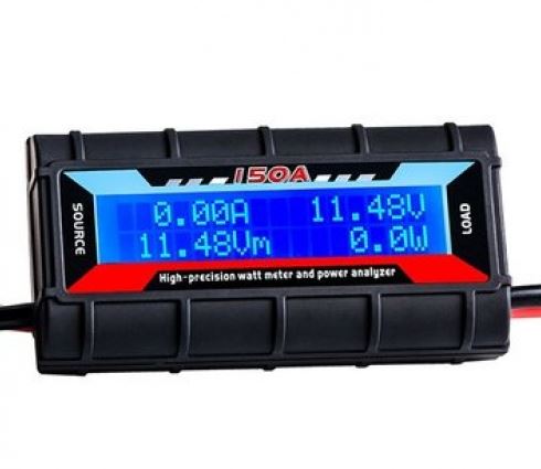 High Precision DC Watt Meter & Power Analyzer 130A