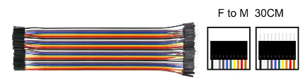 Dupont Male to Female 30 cm 40pcs Jumper Cable
