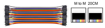 Dupont Male to Male 20 cm 40pcs Jumper Cable