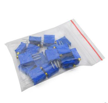 15 values of 3296W Potentiometers Kit 3296W MultiTurn Trimming High Precision Potentiometer 3296W Variable Resistors