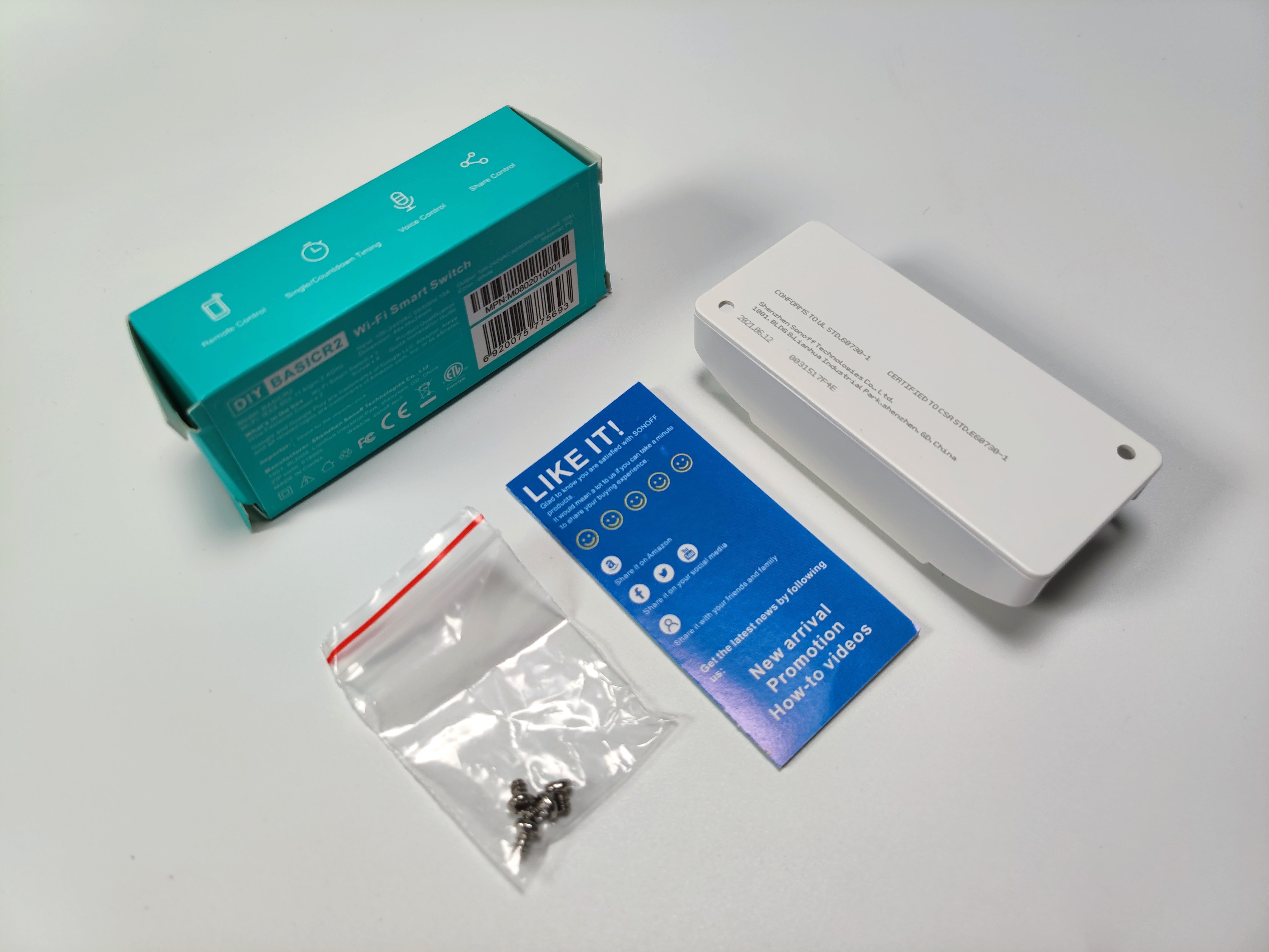 SONOFF BASICR2 - WIFI DIY Smart Switch