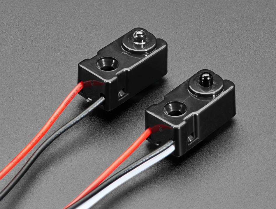ADAFRUIT IR Break Beam Sensors with Premium Wire Header Ends - (3mm) LEDs