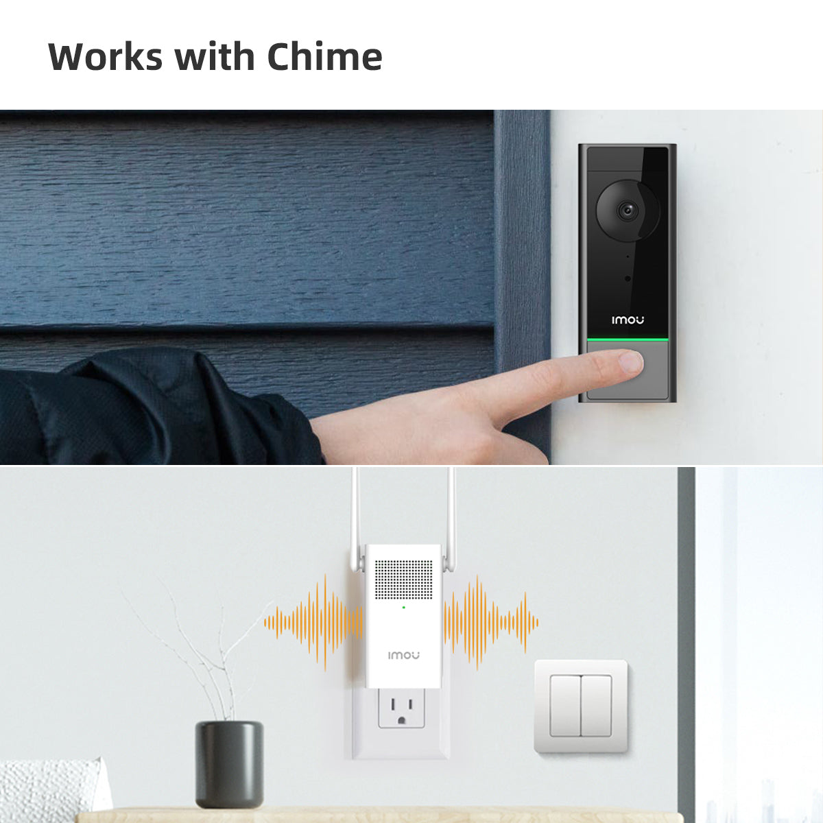 IMOU DS21 Chime - DB60 Battery Doorbell Kit