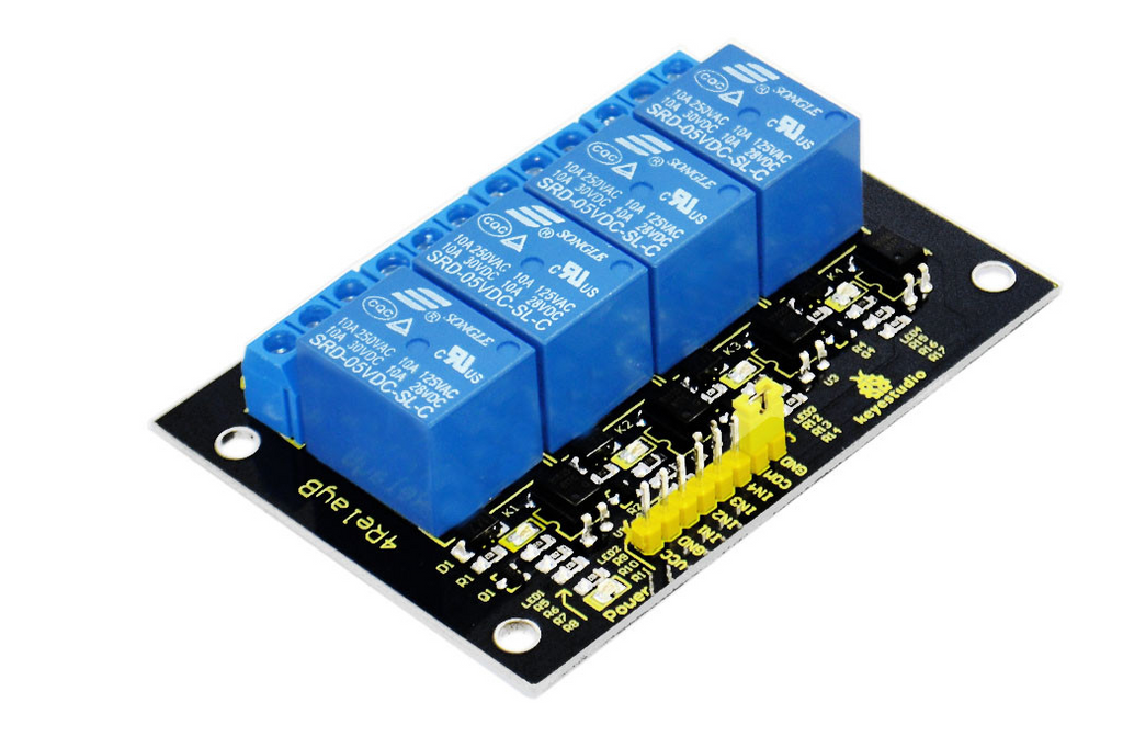 KEYESTUDIO 4-channel 5V Relay Module for Arduino