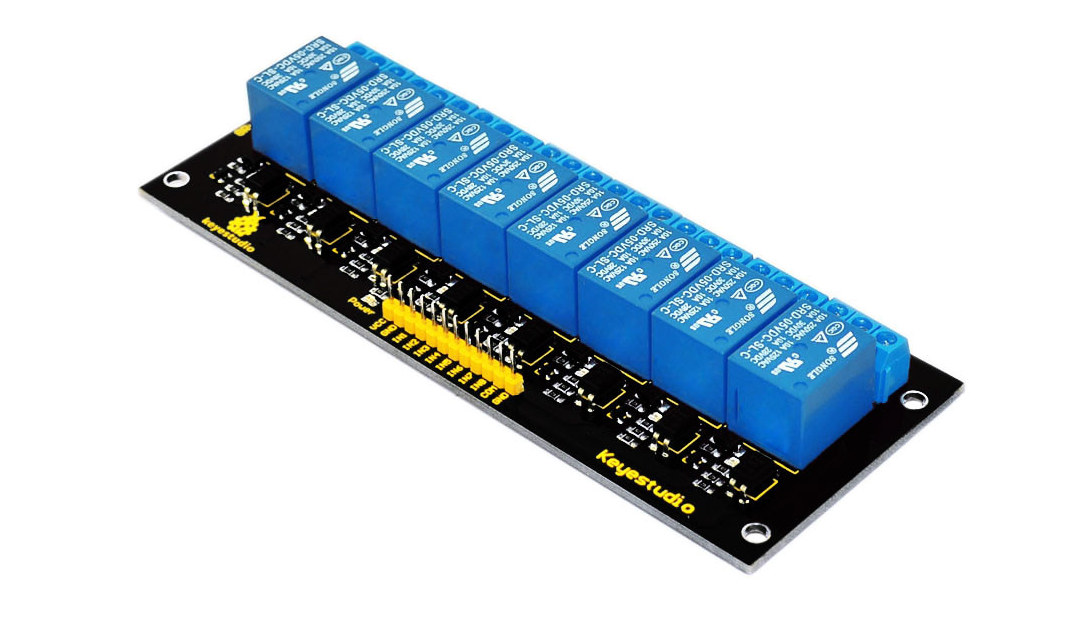 KEYESTUDIO 8 Channel 5V Relay Module for Arduino