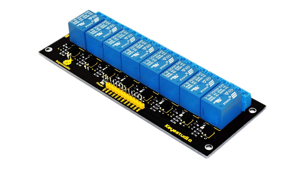 KEYESTUDIO 8 Channel 5V Relay Module for Arduino