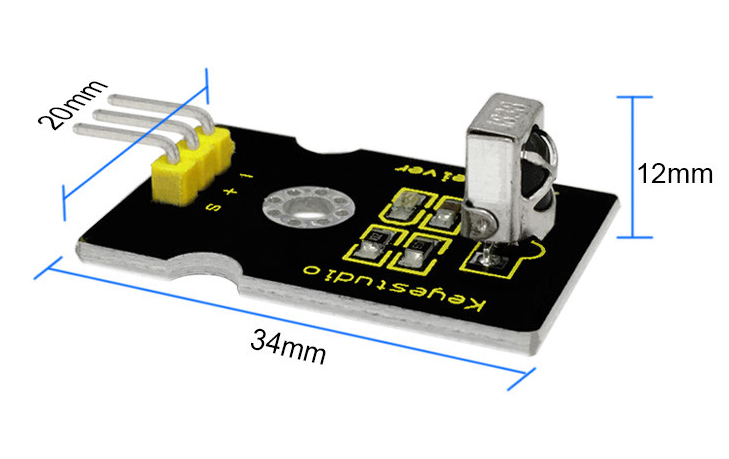KEYESTUDIO Digital IR Receiver Module compatible with Arduino