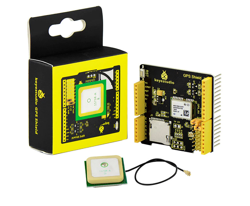 GPS shield with SD slot +Antenna for Arduino UNO R3