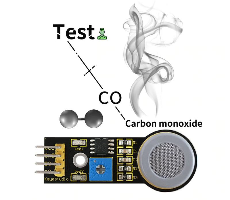 KEYESTUDIO MQ-7 Carbon Monoxide CO Gas Sensor Detection Module for arduino