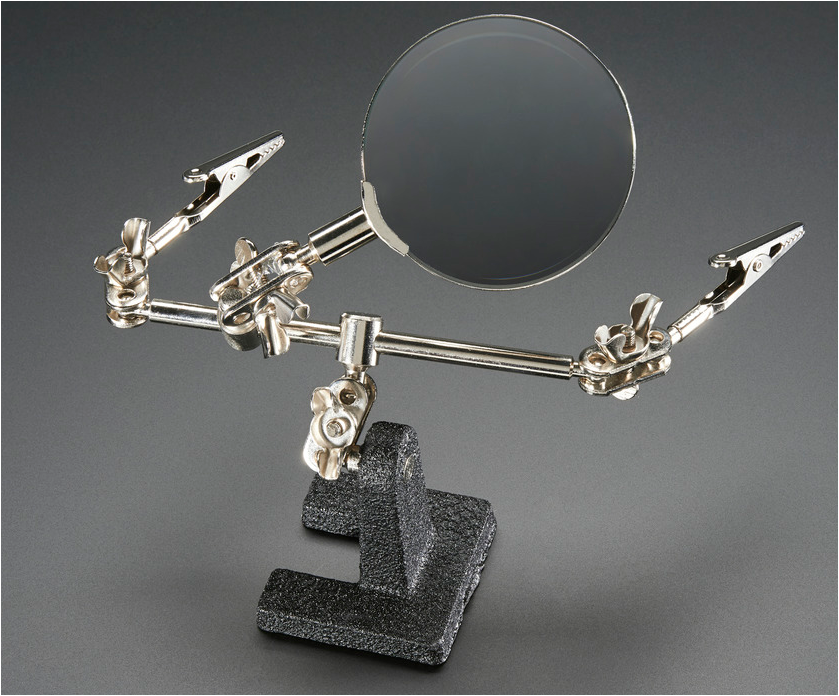 Helping Third Hand Magnifier W/Magnifying Glass Tool - MZ101