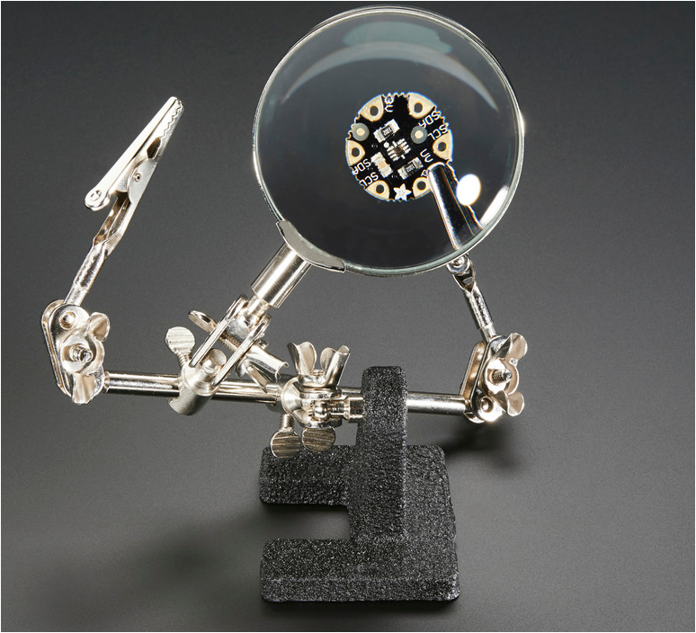 Helping Third Hand Magnifier W/Magnifying Glass Tool - MZ101