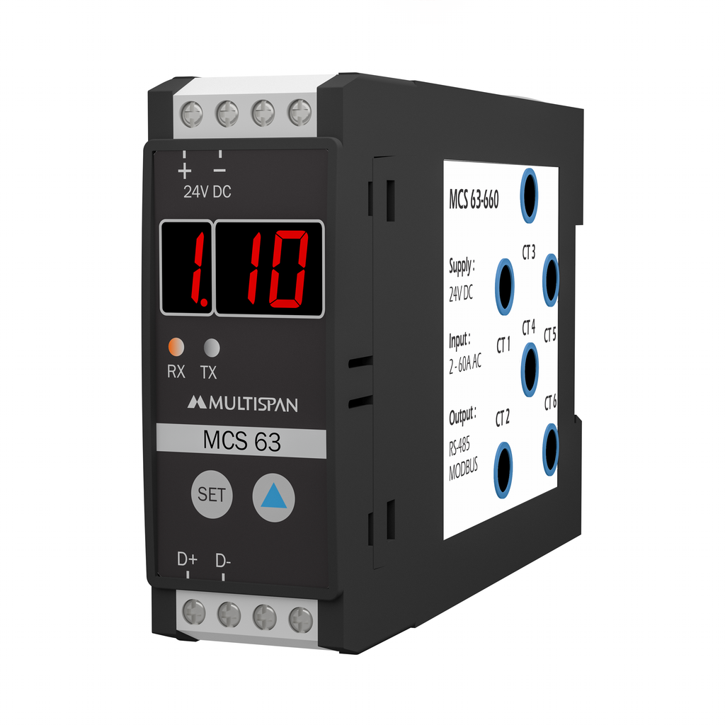 MULTISPAN Multi Channel Current Transducer MCS-63 60A – EcoRobotics