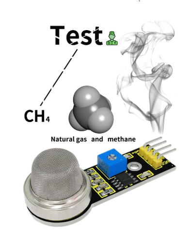 KEYESTUDIO MQ-4 Natural gas & methane sensor