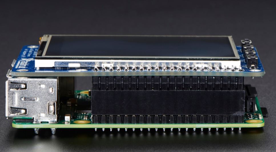 ADAFRUIT PiTFT Plus 320x240 2.8" TFT + Capacitive Touchscreen(40 pin)