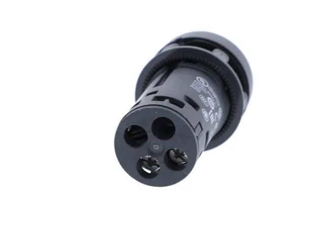 SCHNEIDER ELECTRIC Black Spring Return Push Button with Normally Open Contact